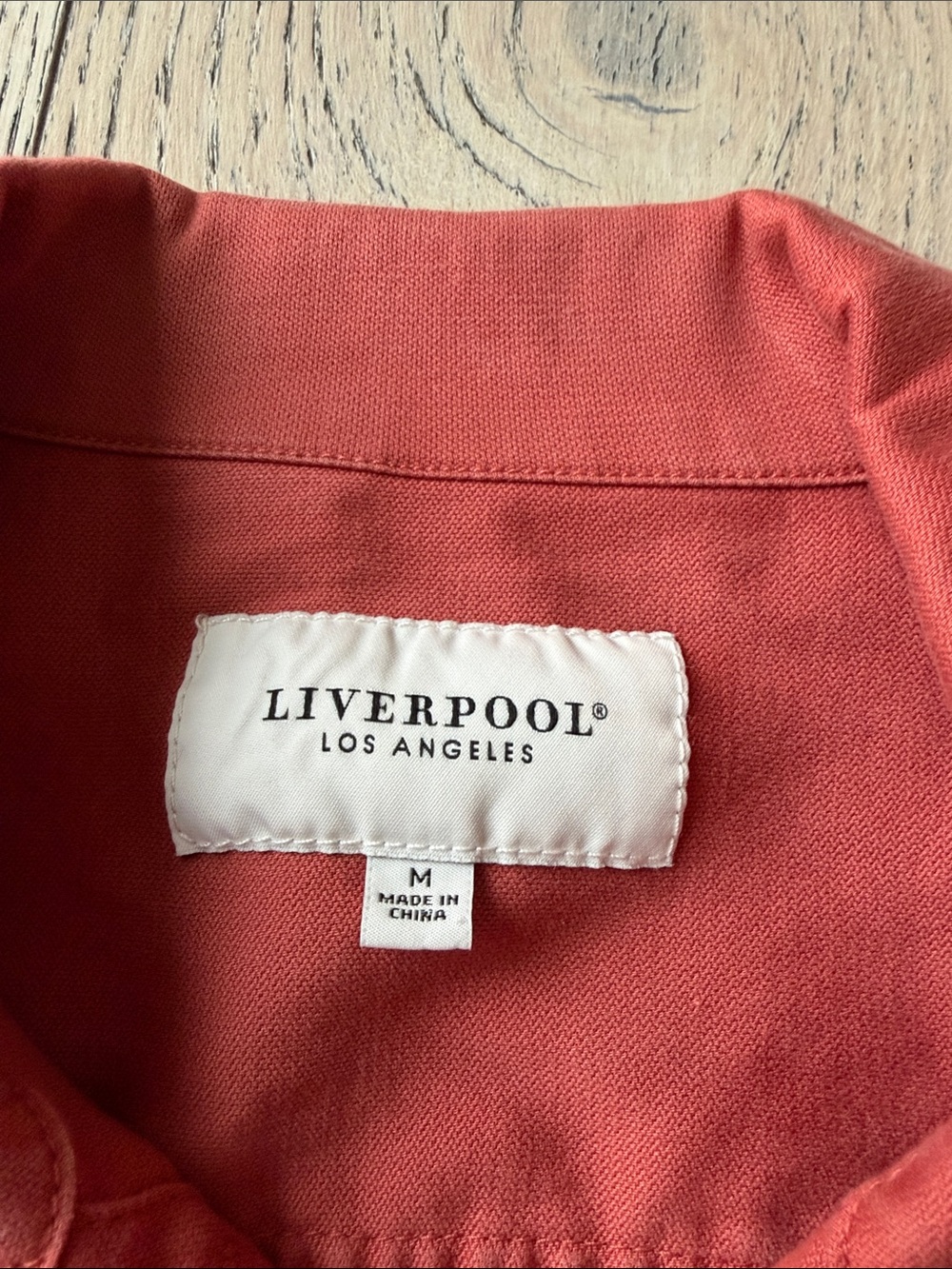Liverpool Rust Red Denim Jacket - Picture 2 of 4